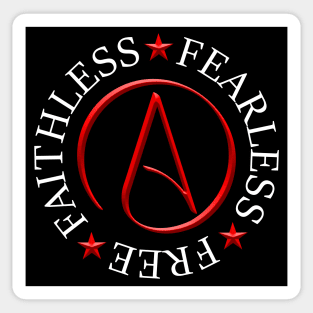 Faithless*Fearless*Free Sticker